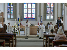 Dankgottesdienst der Kommunionkinder (Foto: Karl-Franz Thiede)